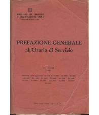 PREPARAZIONE GENERALE ALL'ORARIO DI SERVIZIO - Edizione 1963